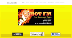 Desktop Screenshot of hotfm.org.au